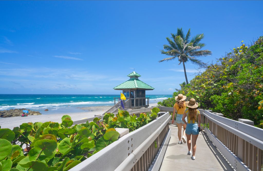 Beachfront views in Boca Raton, promoting a lifestyle of wellness